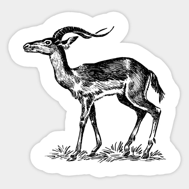 Impala Sticker by Netdweller